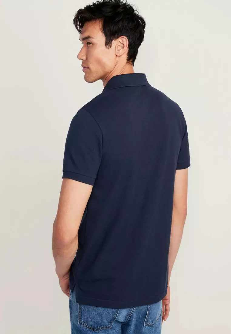 Short-sleeve Pique Polo For Men