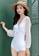 A-IN GIRLS white Sexy Gauze Big Backless One-Piece Swimsuit 55BFBUS623E3E2GS_3