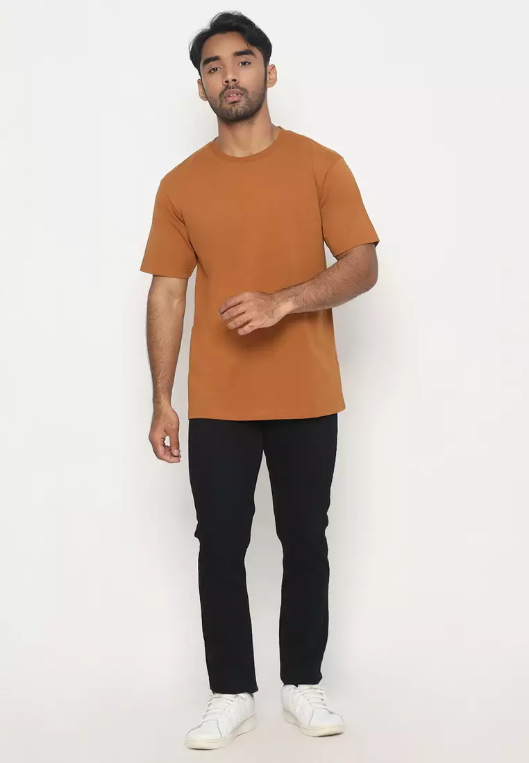 NX T-Shirt Cotton Combed Tebal Pria 207370281