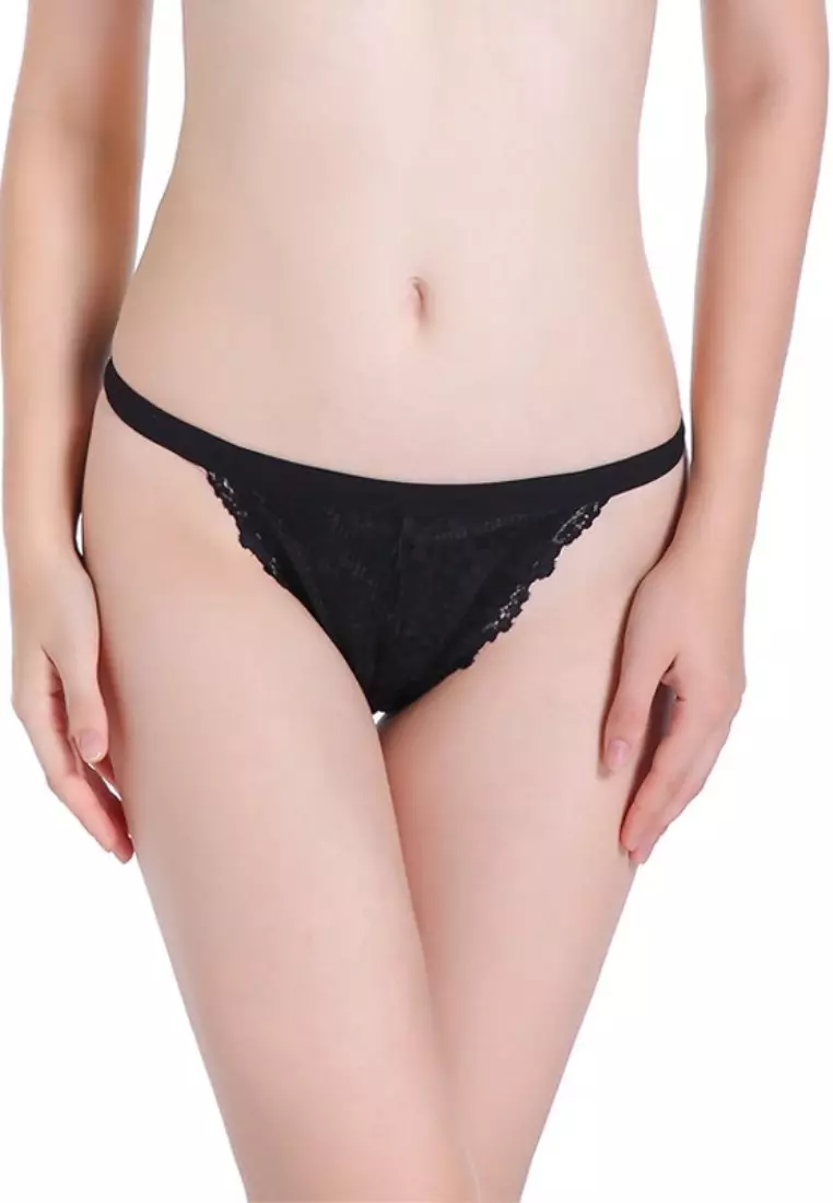 Buy XAFITI Pack of Six Panty Low-Rise Lace Ultra-Thin Briefs