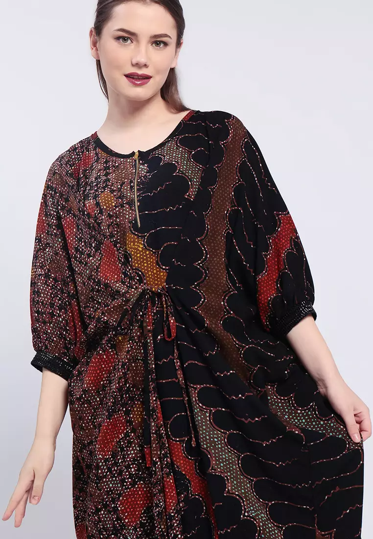 Batik Rizqina - Kaftan Seno Black Spider 2