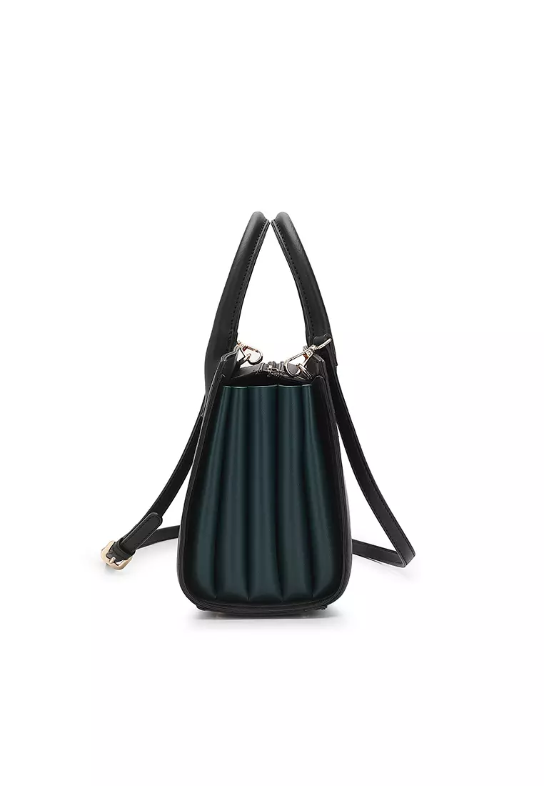Women's Top Handle Bag / Sling Bag / Crossbody Bag - Black