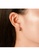 Millenne silver MILLENNE Made For The Night Double Lined Cubic Zirconia Rose Gold Hoop Earrings with 925 Sterling Silver 020E5AC2FD8026GS_3