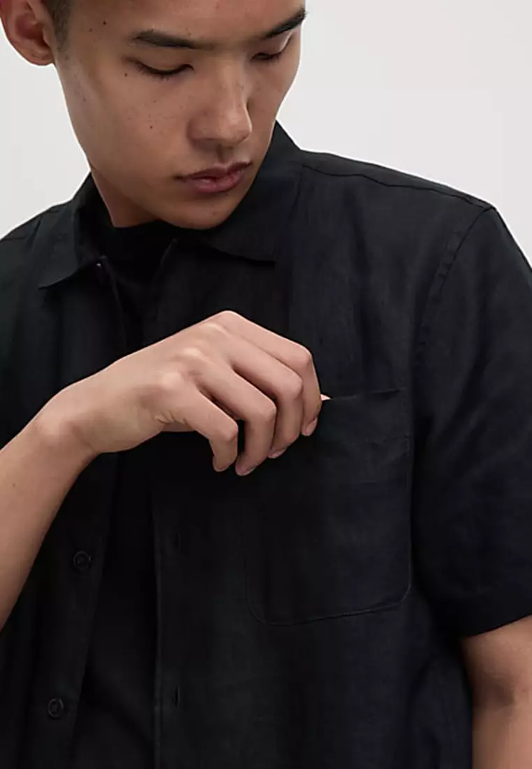 Pure Linen Short Sleeve Shirt