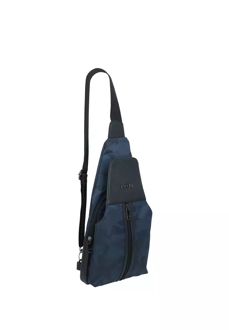 NAOKI by Mayonette Axa Crossbody Chest Sling Bag - Navy