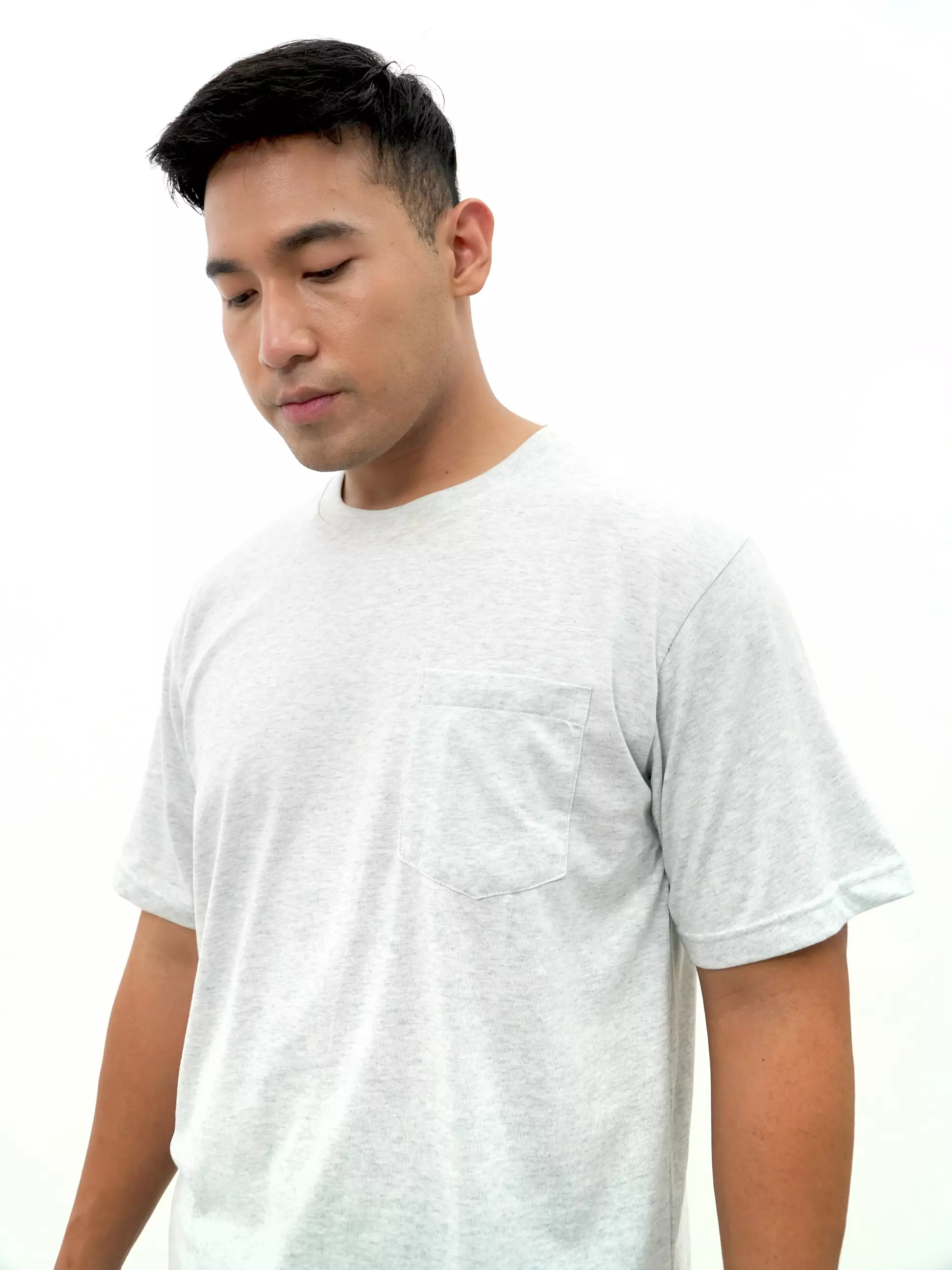 T-Shirt Abu Misty Muda Kantong 3451