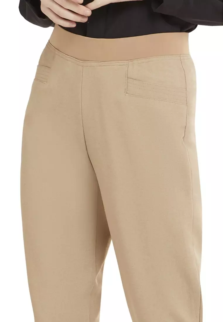 Celana Panjang Long Pants Bawahan Wanita Quality Premium - Latte