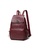 Lara red Women Flap Zipper Backpack - Red D5DA0AC1470788GS_5
