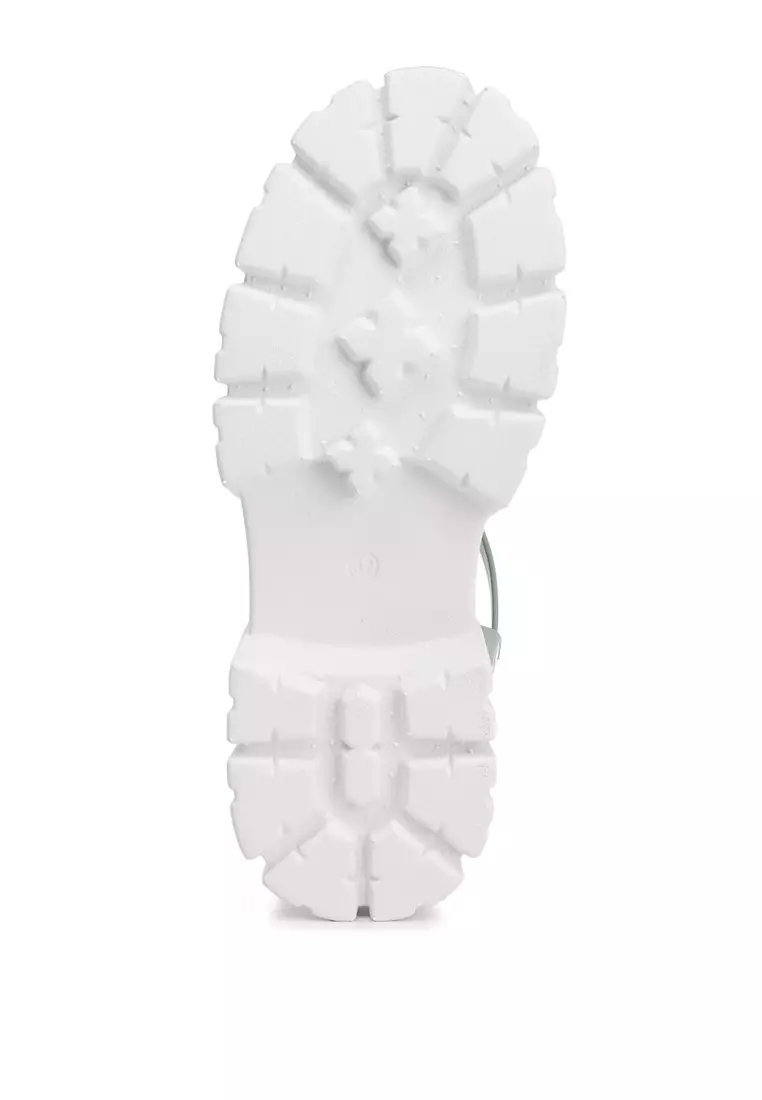 Sandal Gladiator Chunky dalam warna Sage