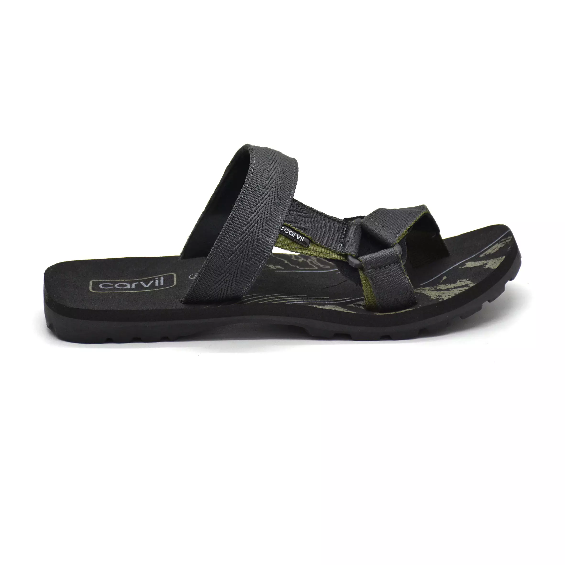 Carvil Sandal Pria Spextra-S23 M Dark Grey/Olive