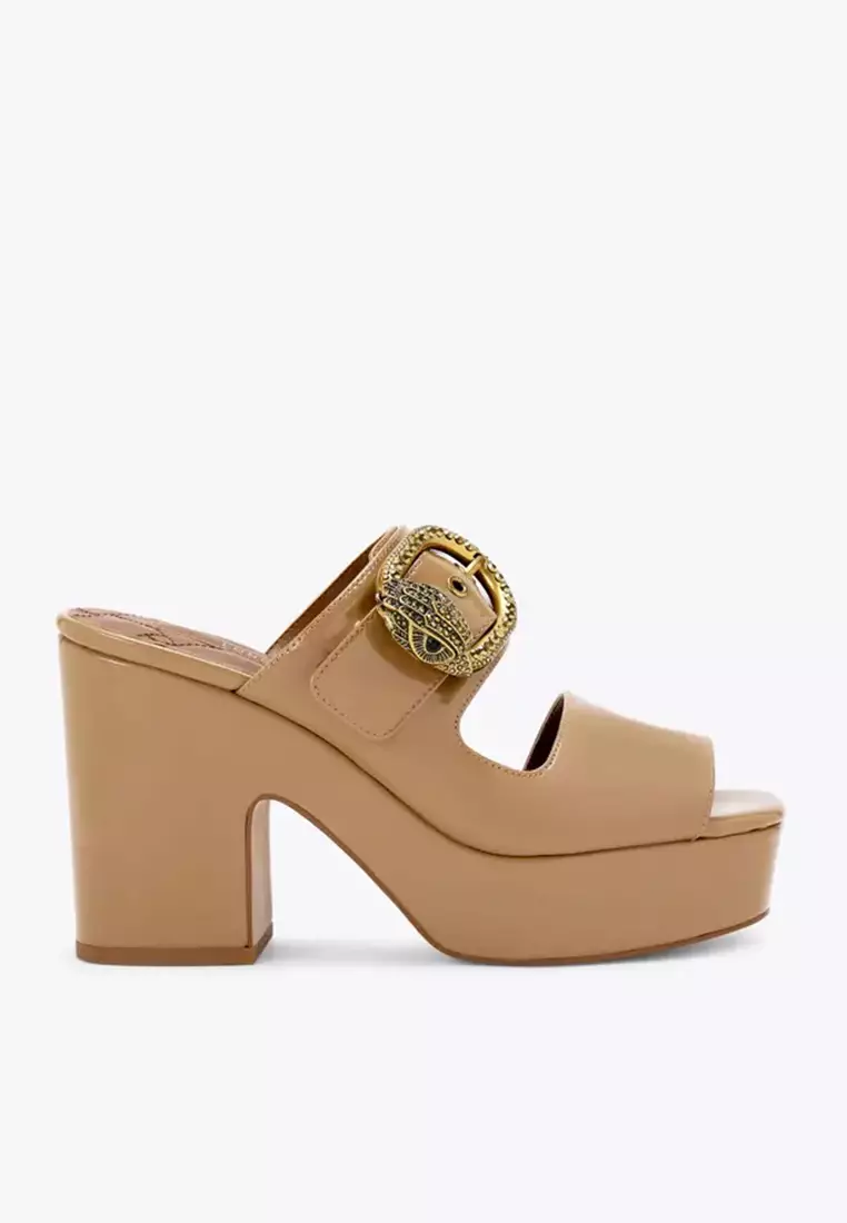 Discount on Kurt Geiger  shoes - SKU: Mayfair Platform Sandal Camel