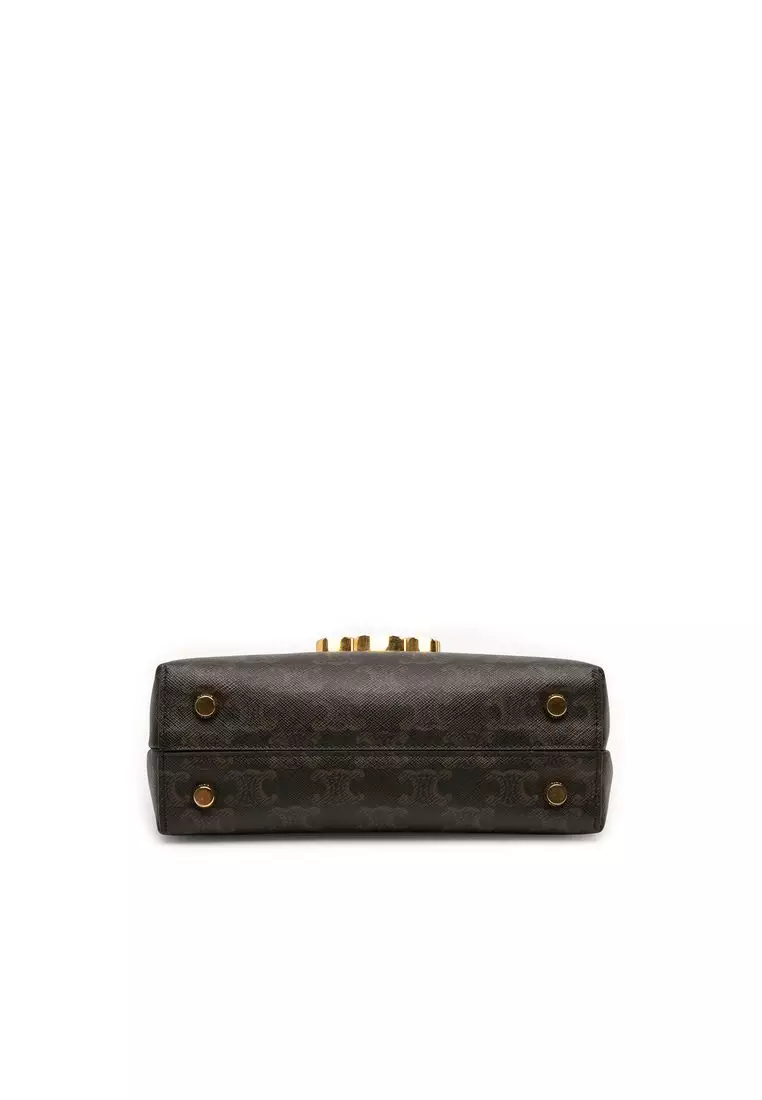 Pre-Loved Celine Teen Triomphe Coated Canvas Nino Bag