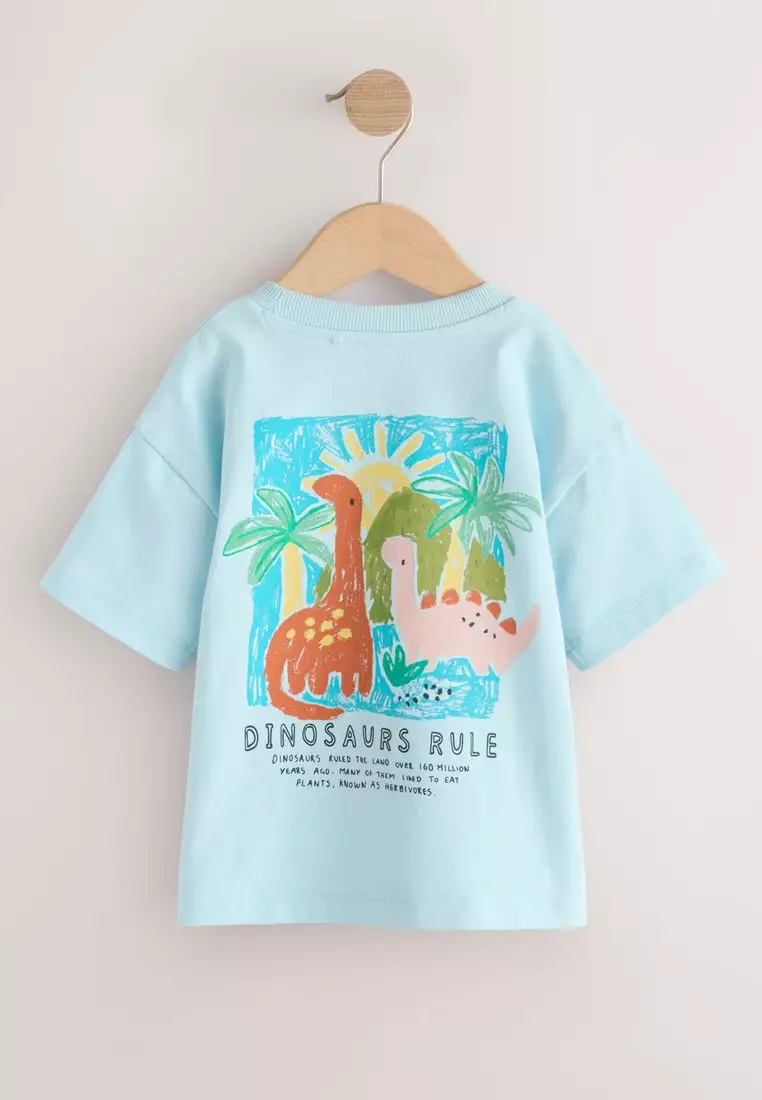 Short Sleeve Back Print T-Shirt