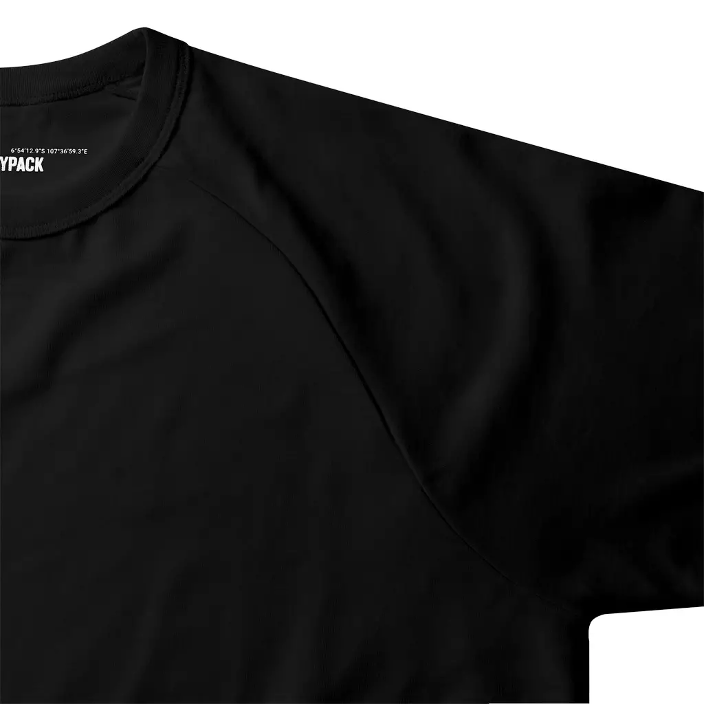 Bodypack Siren Oversized Short Sleeves T-Shirt - Black