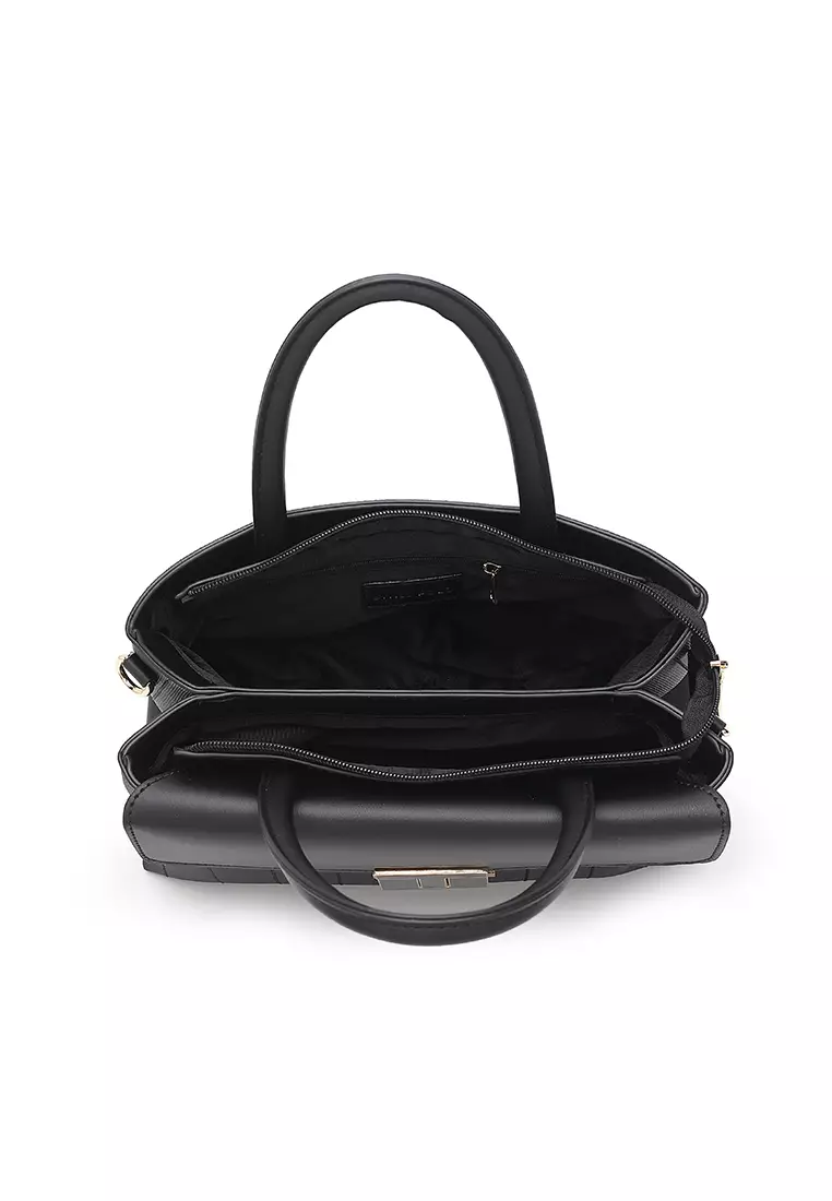 Women's Top Handle Bag / Sling Bag / Crossbody Bag / Shoulder Bag (Tas Tangan / Tas Selempang / Tas Bahu) - Hitam