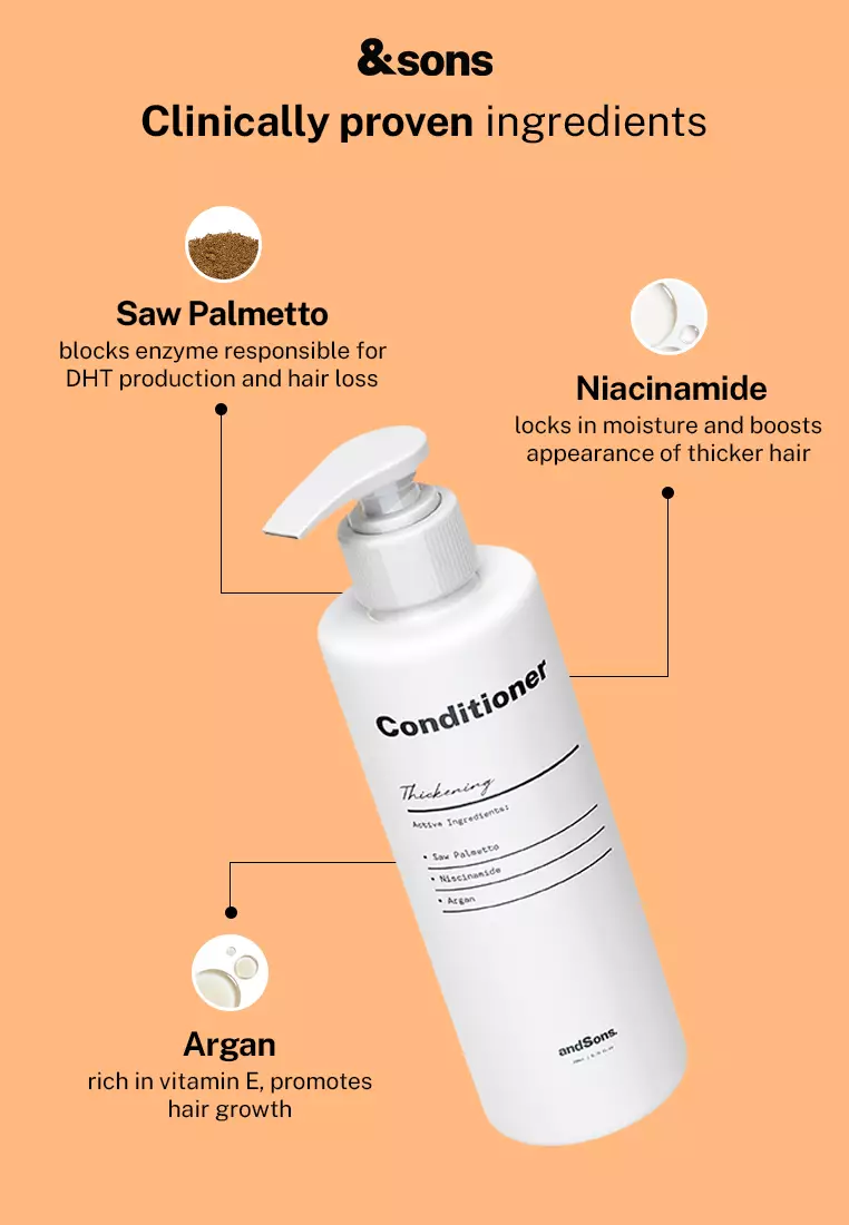 andSons Anti Hair Loss Power Duo (Shampoo + Conditioner)