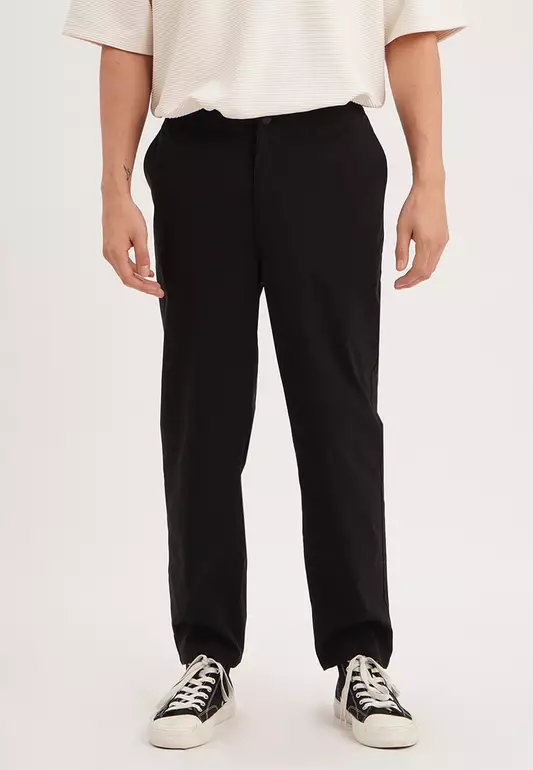 Slim Fit Staple Nylon Pants