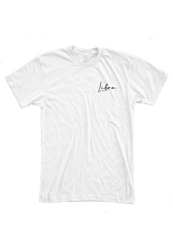 MRL Prints white Zodiac Sign Libra Pocket T-Shirt Customized 416EFAA4103E50GS_1
