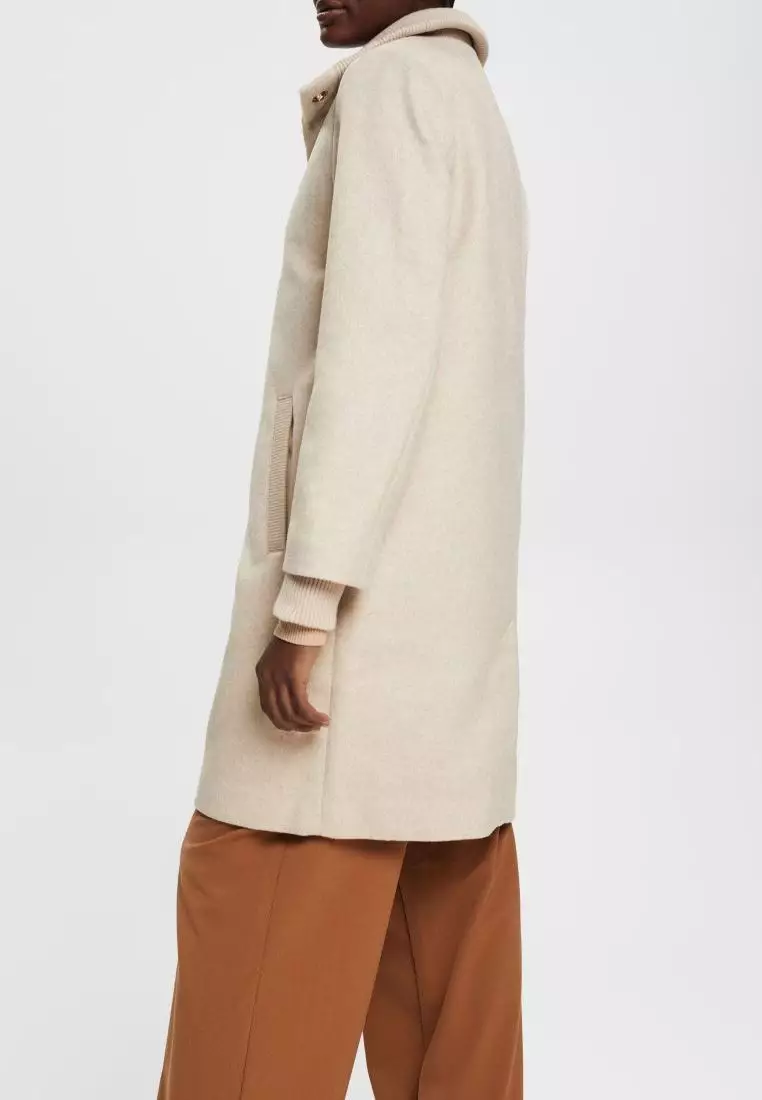 Buy ESPRIT ESPRIT Faux fur coat Online ZALORA Malaysia