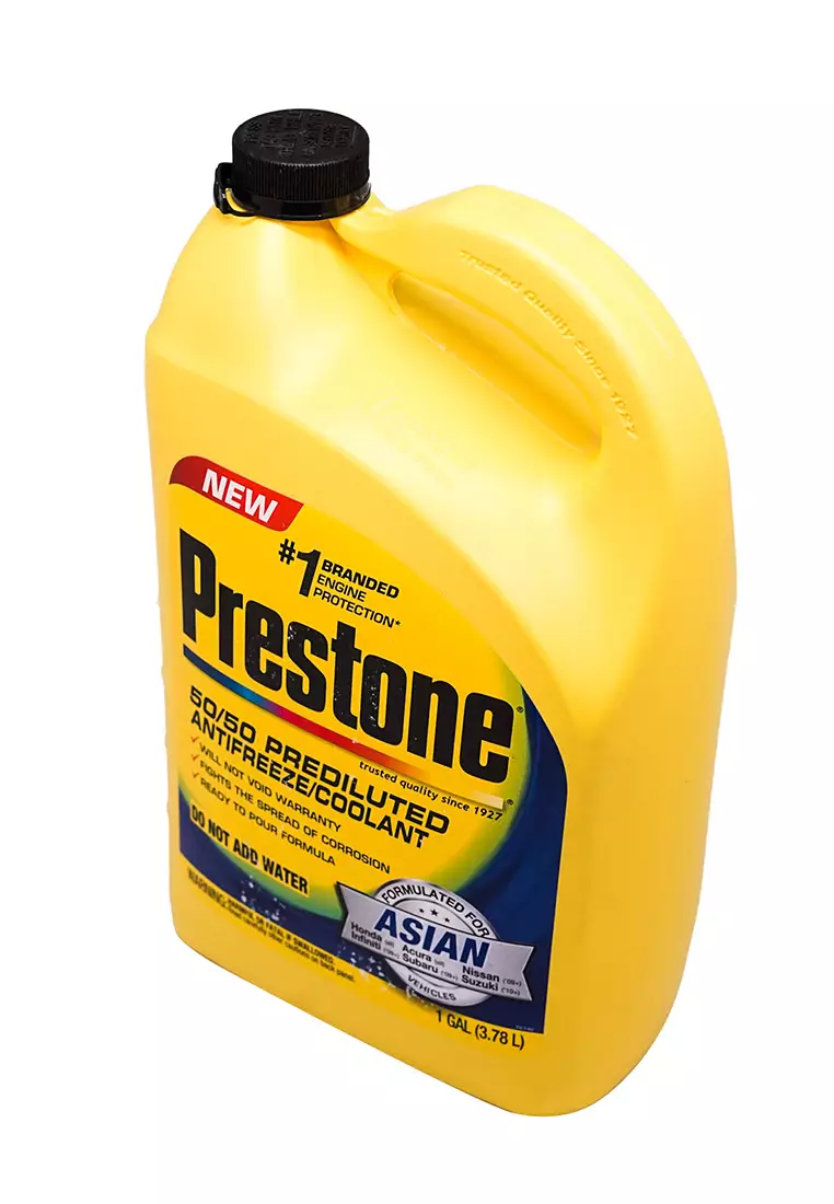 Prestone 50/50 Prediluted Antifreeze/Coolant Formulated For Honda ...