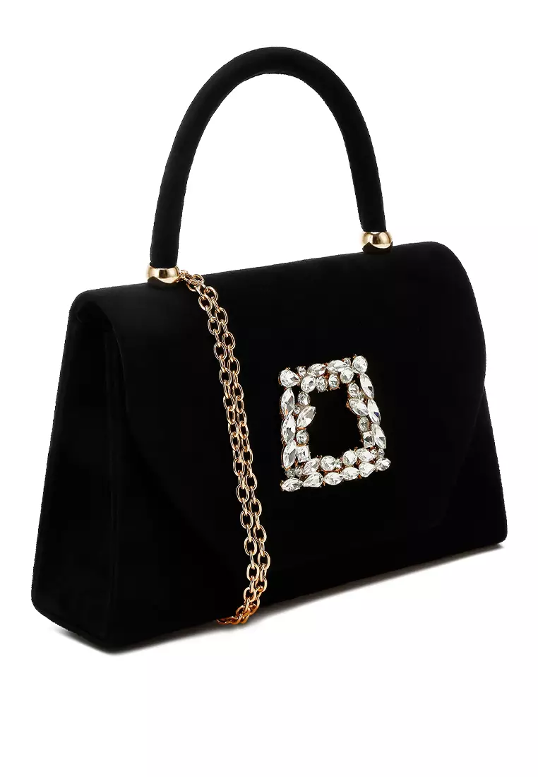 Tas Bros Pegangan Atas Mini Warna Hitam