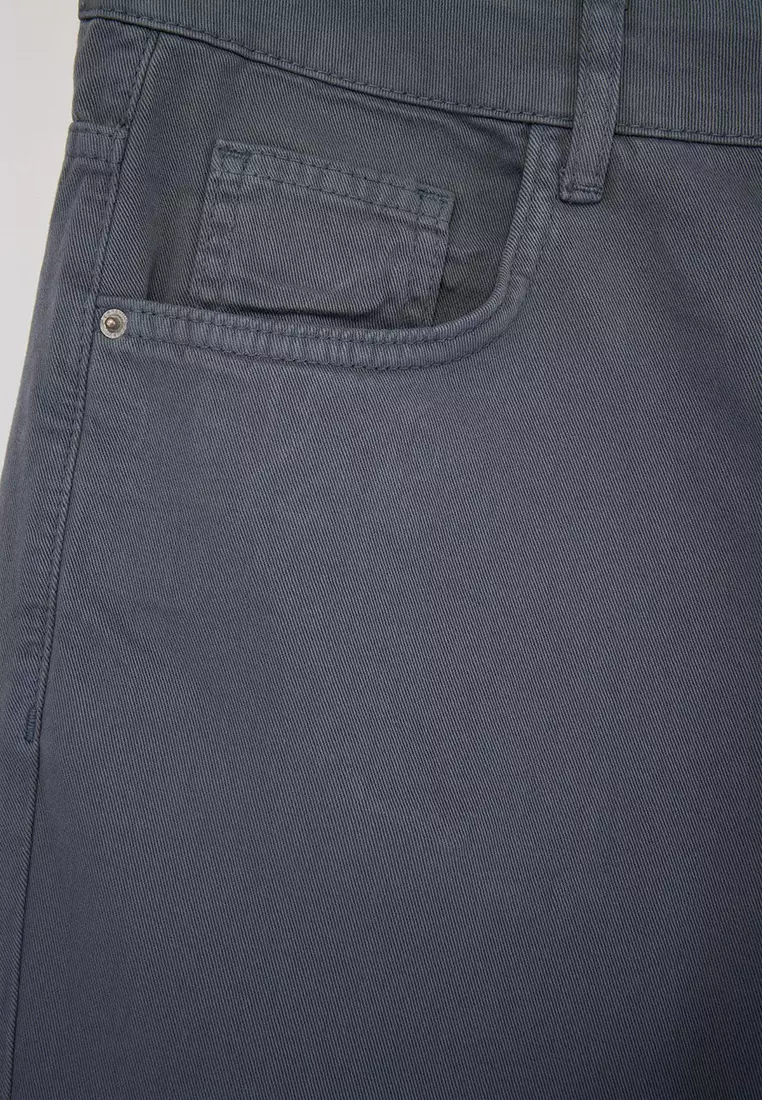 Straight Cut Denim Jeans