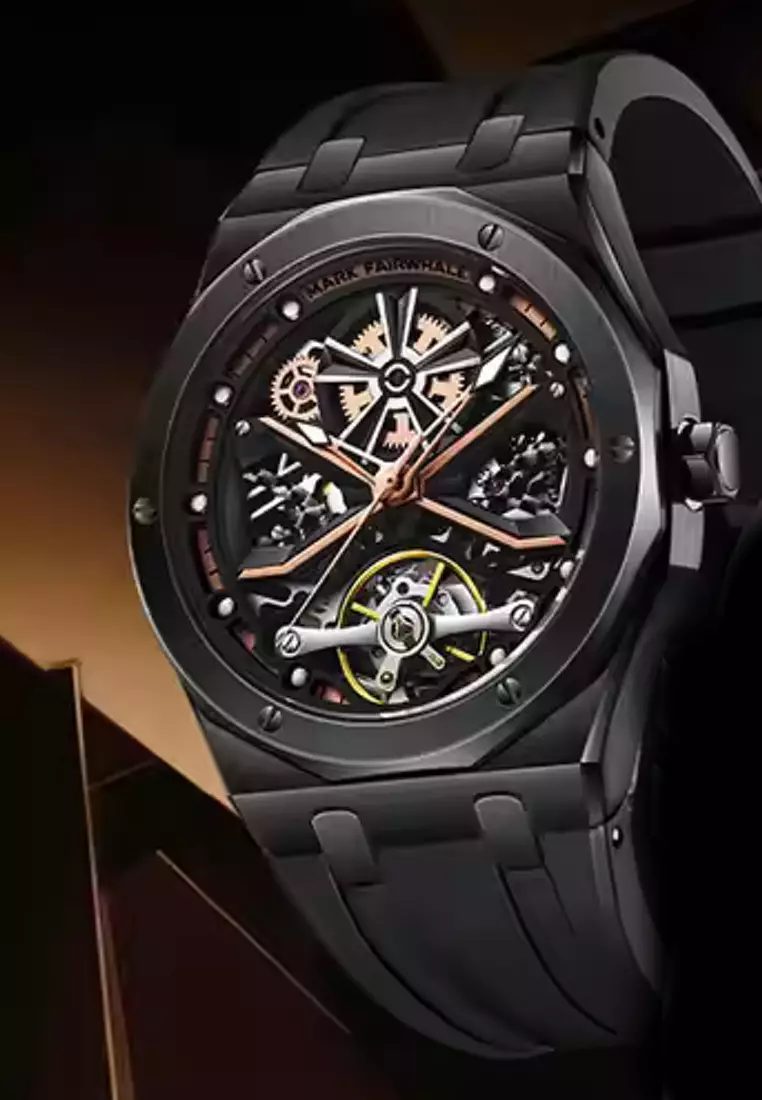 Unisex Automatic Watch, 42mm, Stainless Steel, Rubber Strap