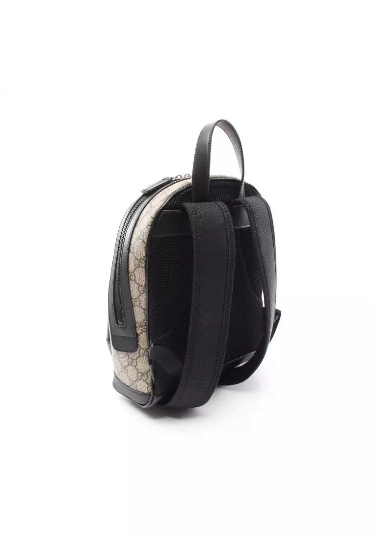 Buy Gucci Pre-loved GUCCI GG Supreme Small Backpack rucksack PVC leather  beige black 2023 Online