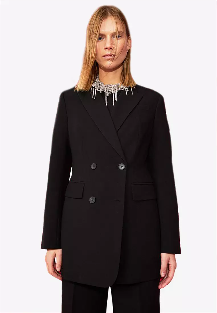 H&m womens suit outlet jacket