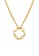 Elli Jewelry gold Necklace Circle Twisted Minimal Elegant 585 Yellow Gold 2994DAC215E30DGS_4