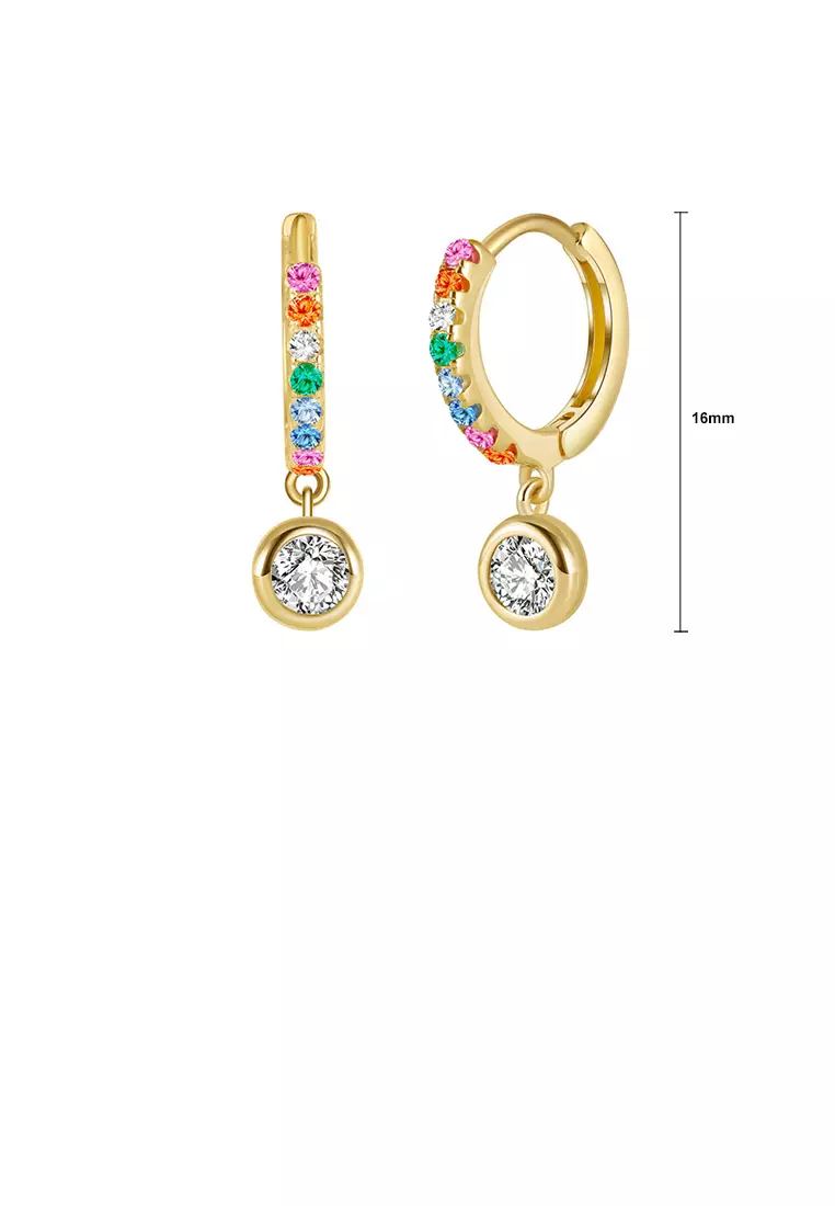 Gold fashion earrings outlet
