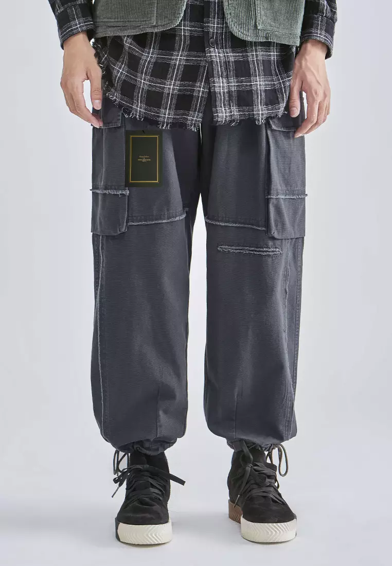 Ellesse tartan new arrivals cargo pants