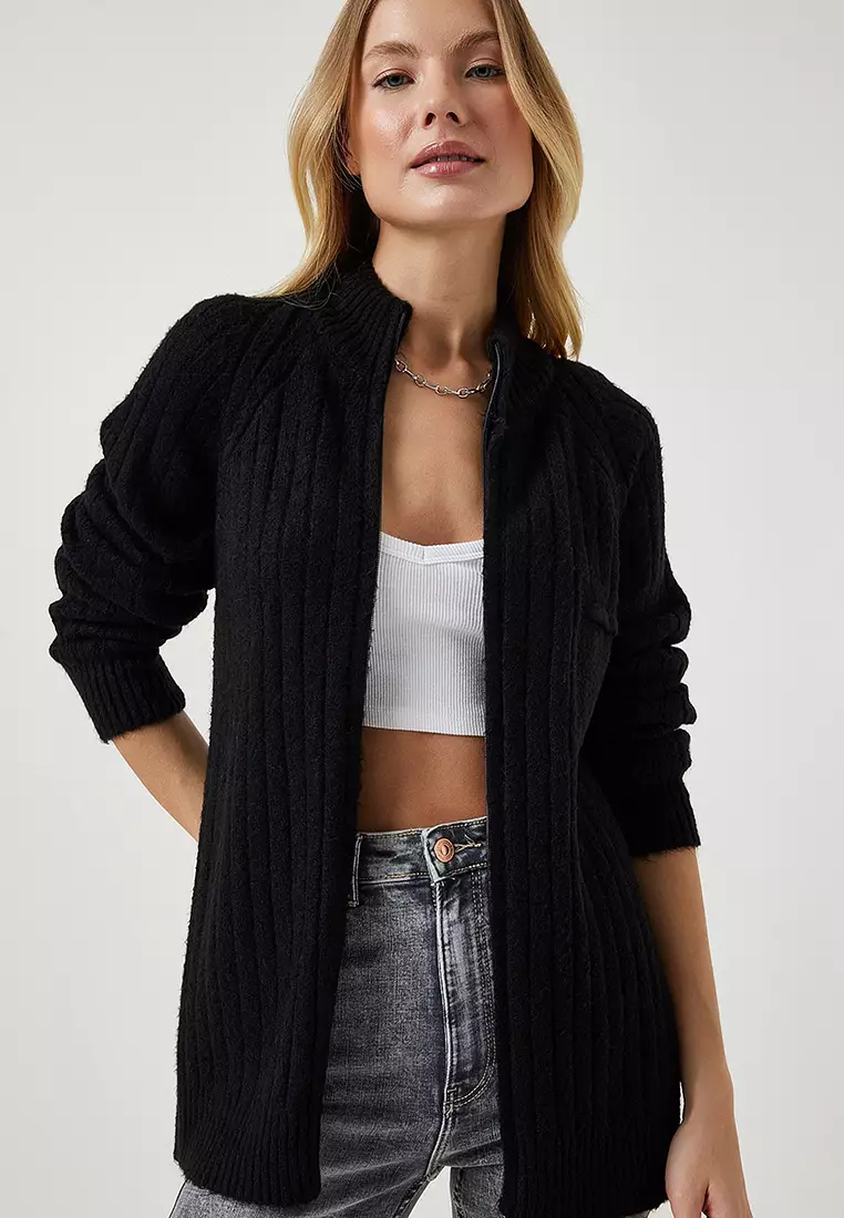 Zipper Cardigan