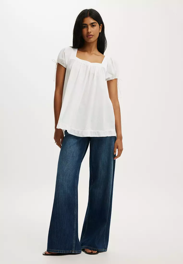 Eliza Babydoll Tunic Top