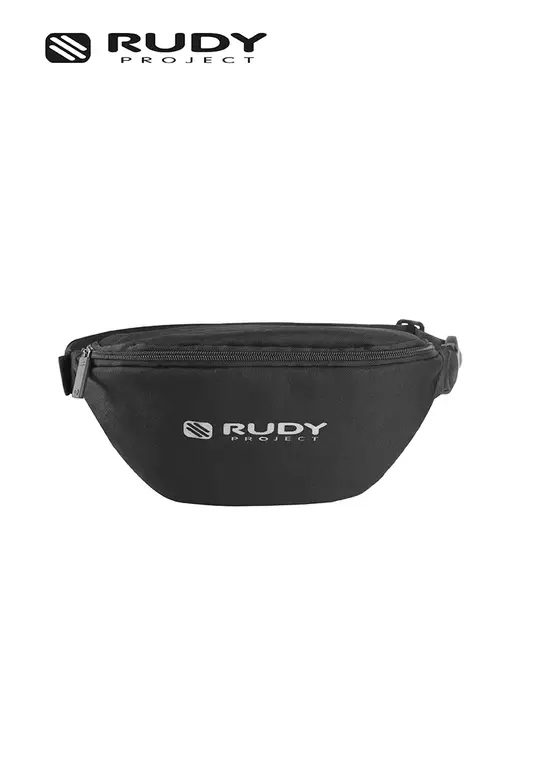 Capri Belt Bag in Black with Reflectorized logo