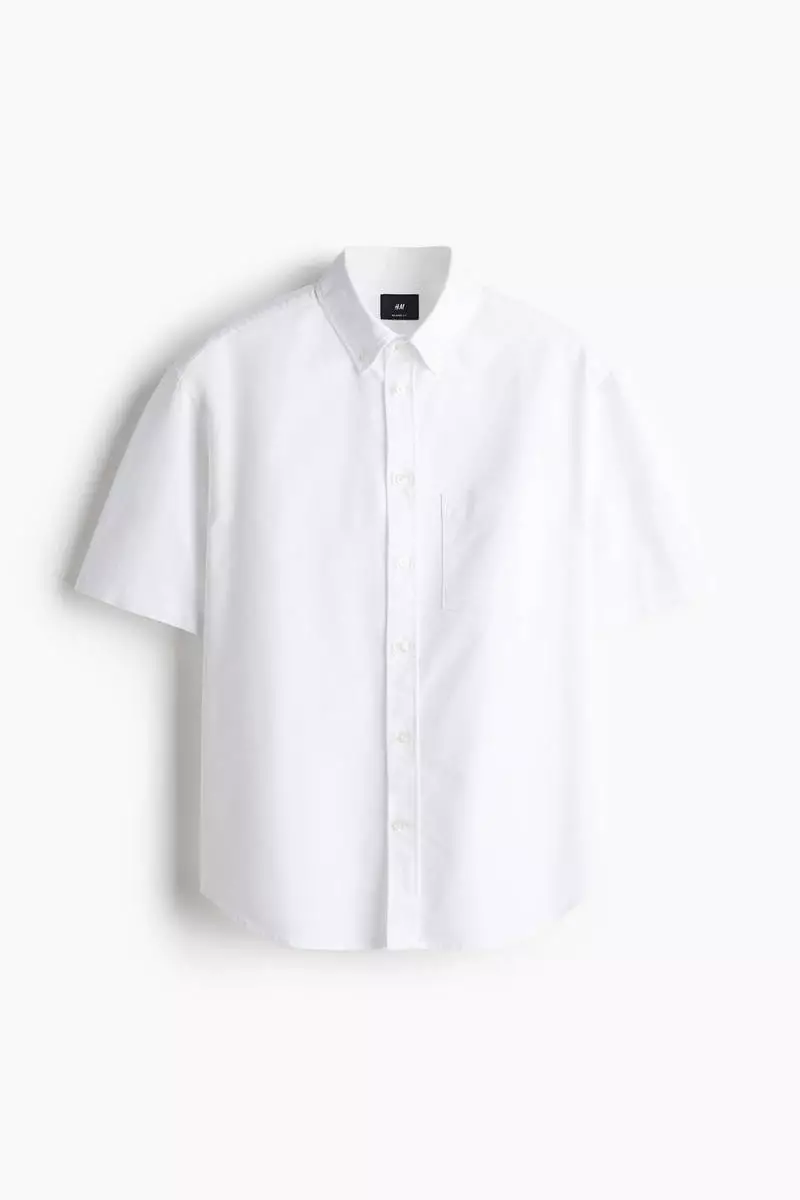Regular Fit Short-sleeved Oxford shirt