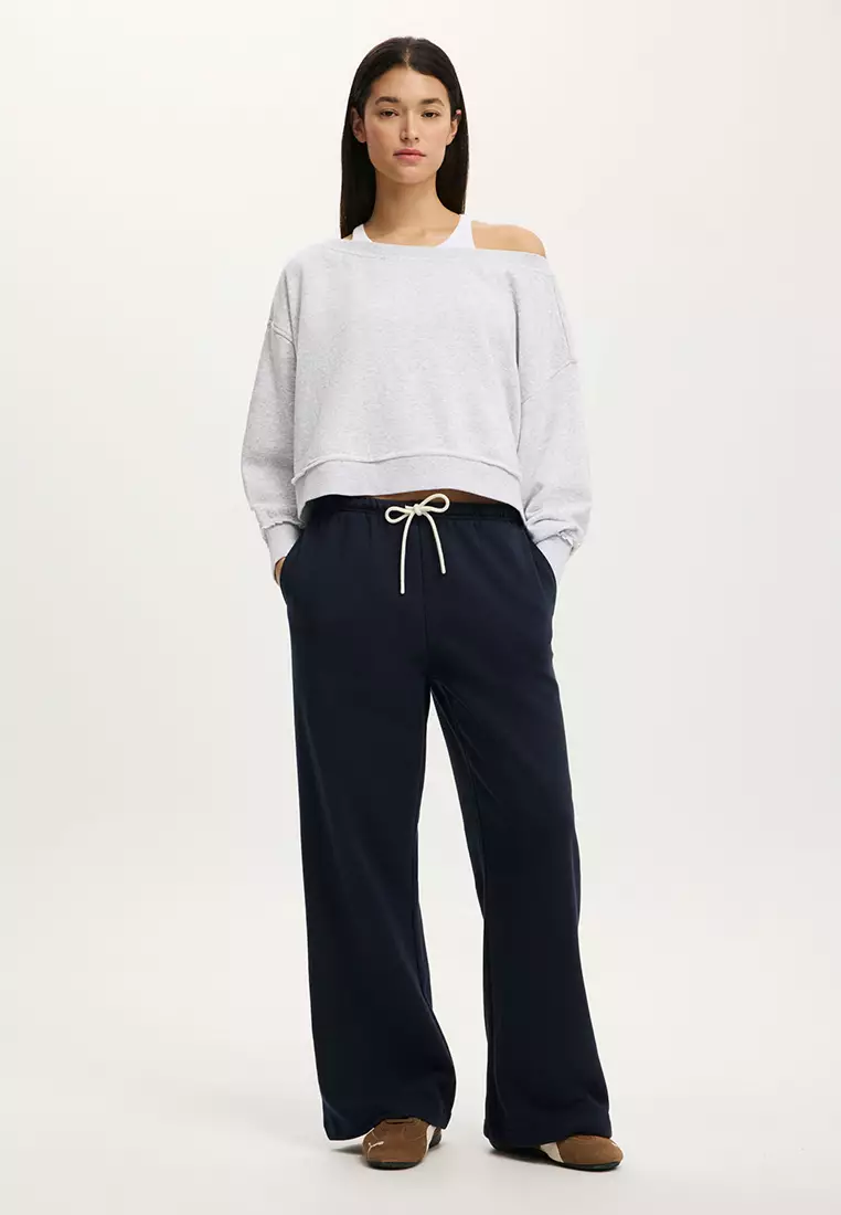 Off Shoulder Sweatshirt