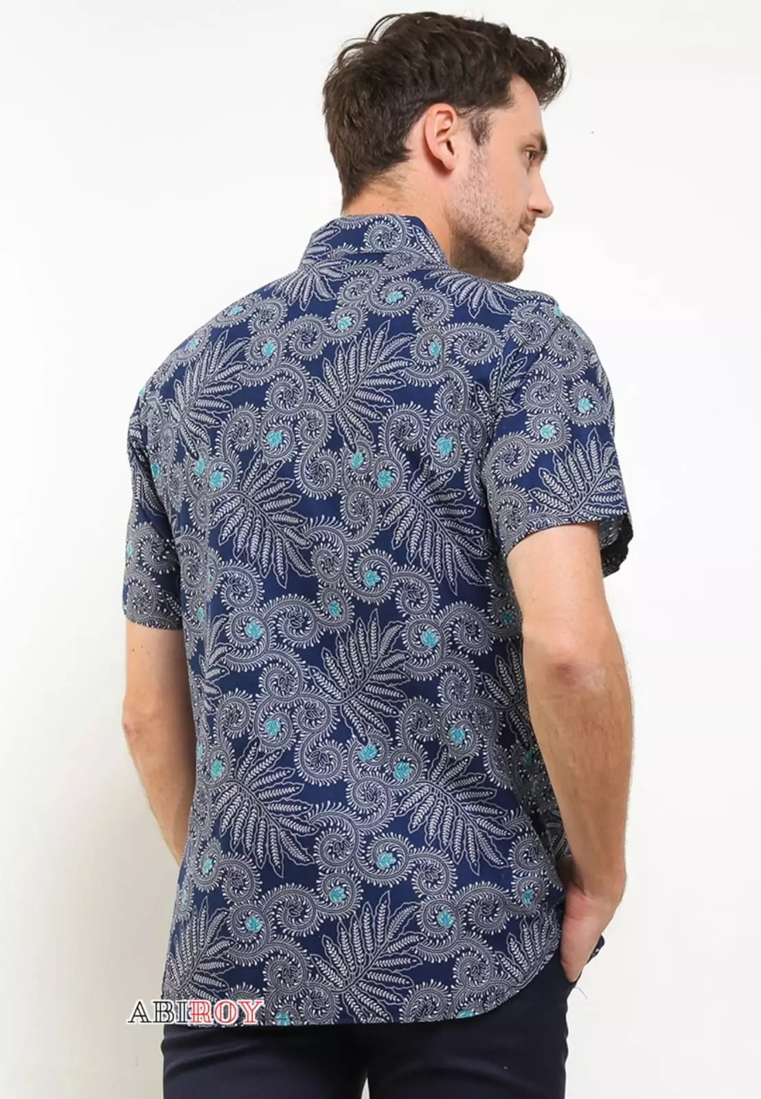 Kemeja Batik Pria Premium Slimfit Elegant Modern Lengan Pendek Danu