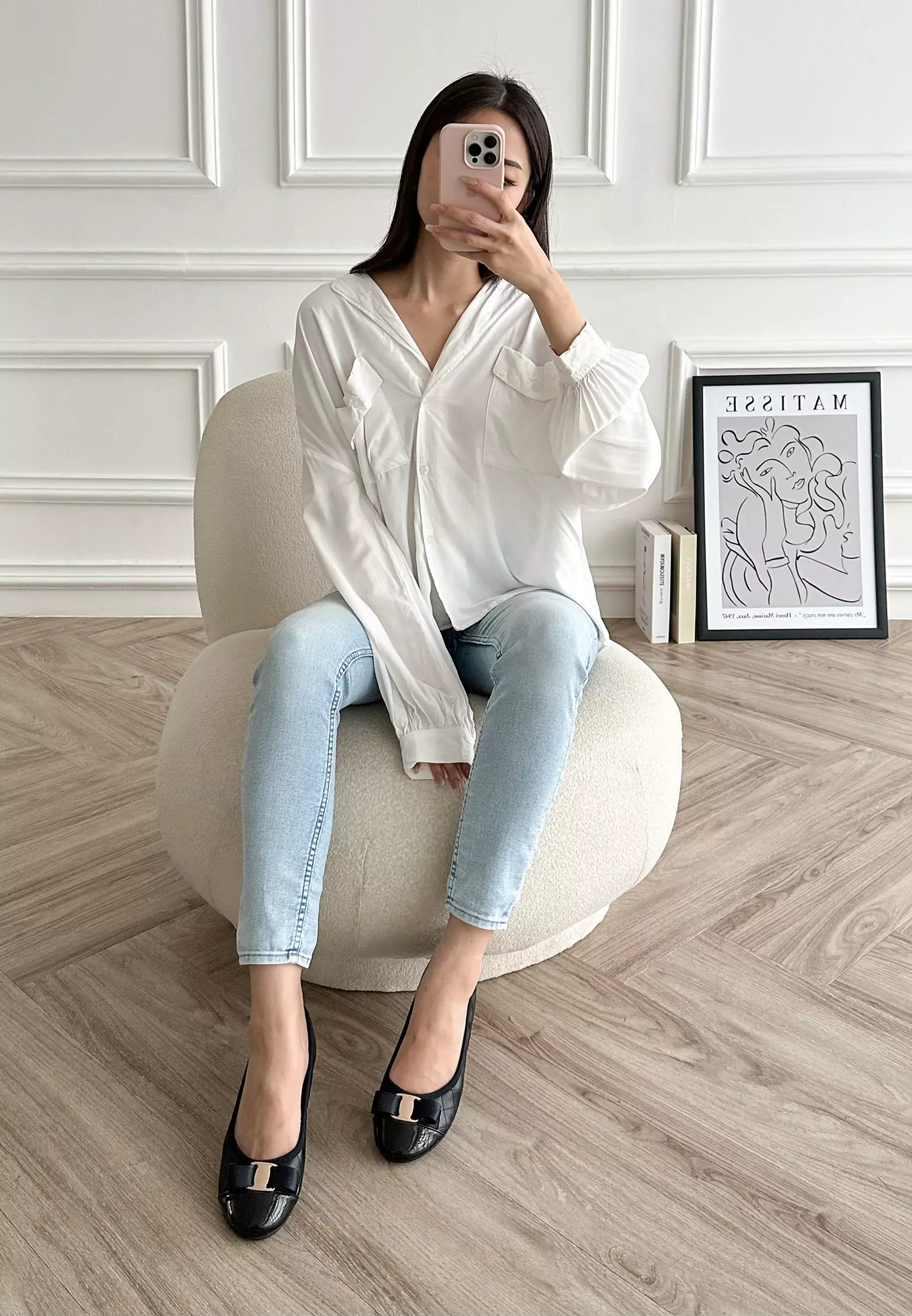 Freya Foldable Ballerina Women Flat Shoes with Bow