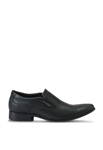 Knight black Slip On Business Shoes 97E33SHE5CC52EGS_1
