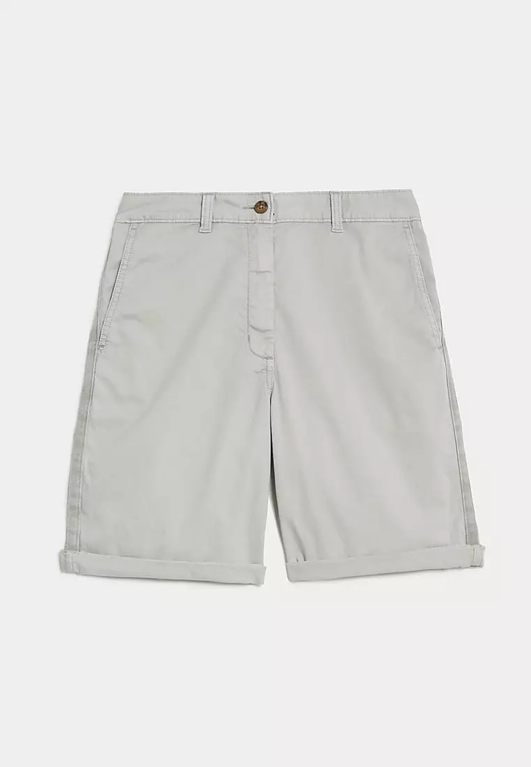 Cotton Rich Tea Dyed Chino Shorts