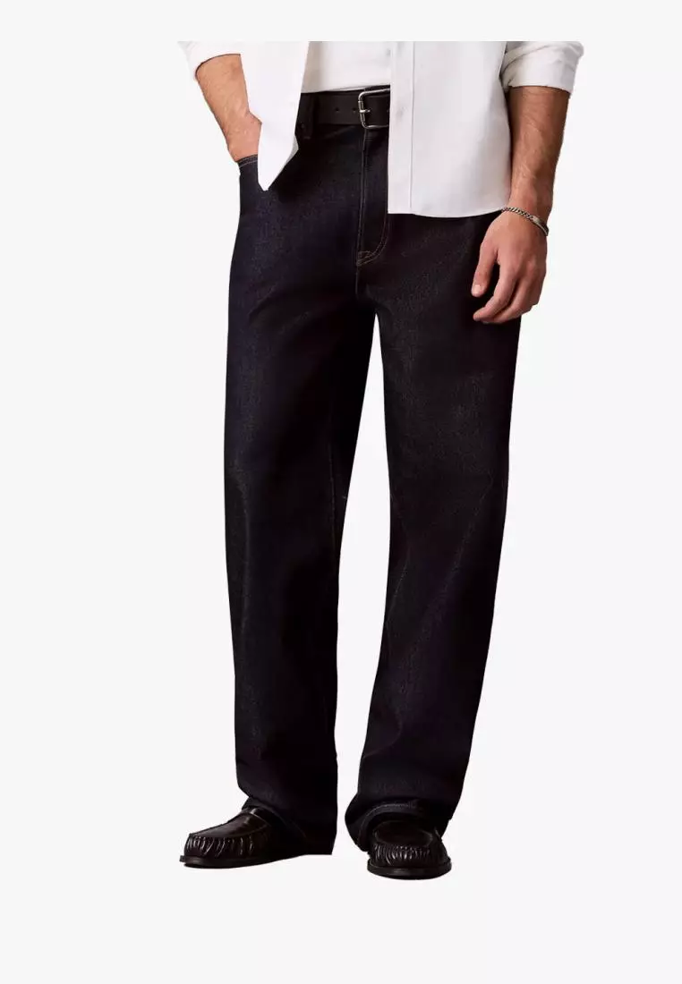 Jual Calvin Klein Calvin Klein - Baggy CK Classic Rinse Thermo Jeans ...
