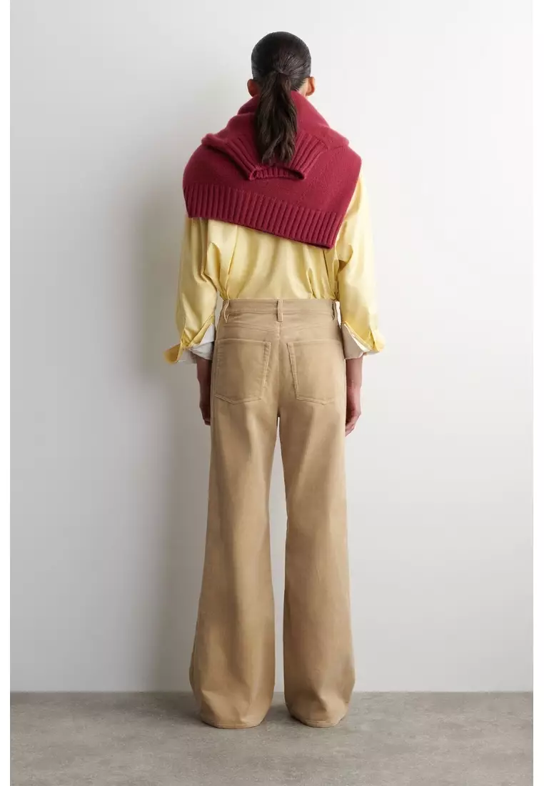 CORDUROY STRAIGHT-LEG TROUSERS