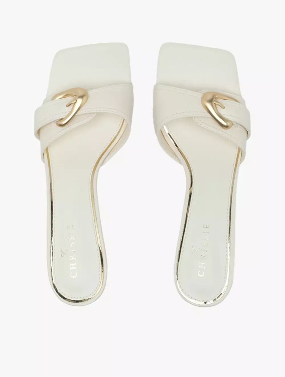 Payless Chrissie Womens Reti Sandal Heels - White_04