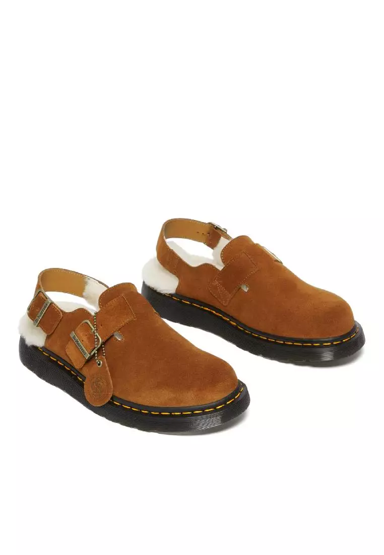 Dr. Martens MADE IN ENGLAND SHEARLING SLINGBACK MULES 2024 Buy