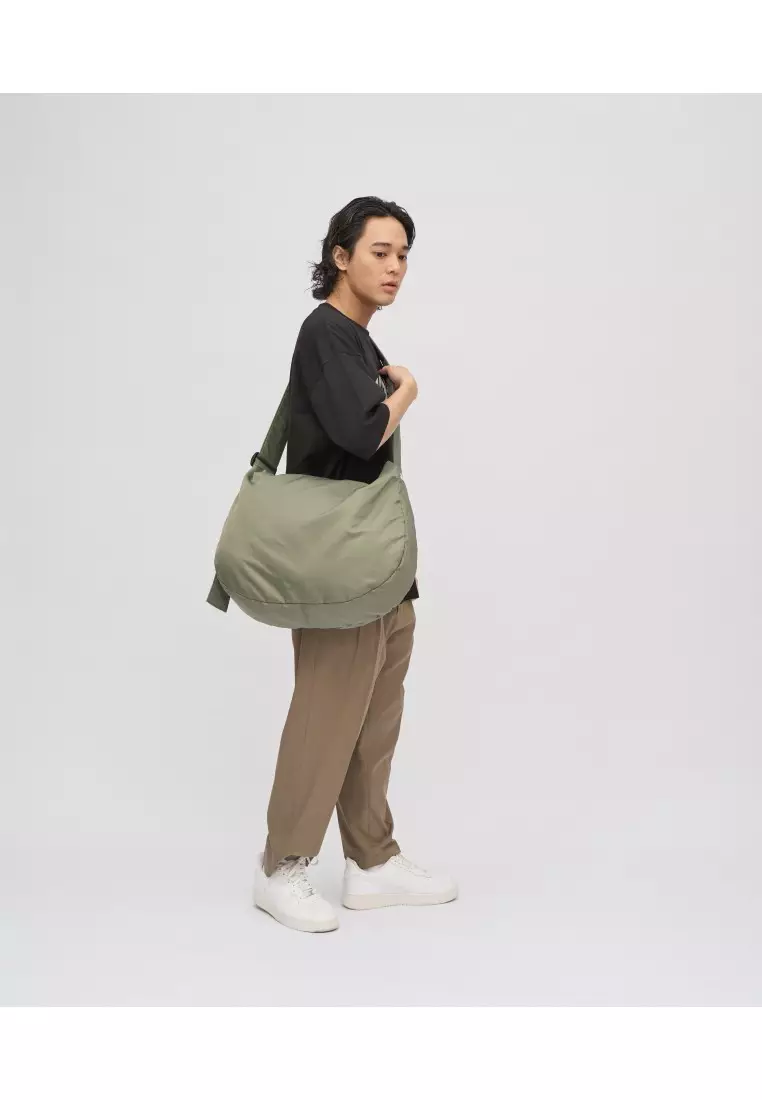 Plain-Me Cloud Bag-Olive (L)  Polyester 100%
