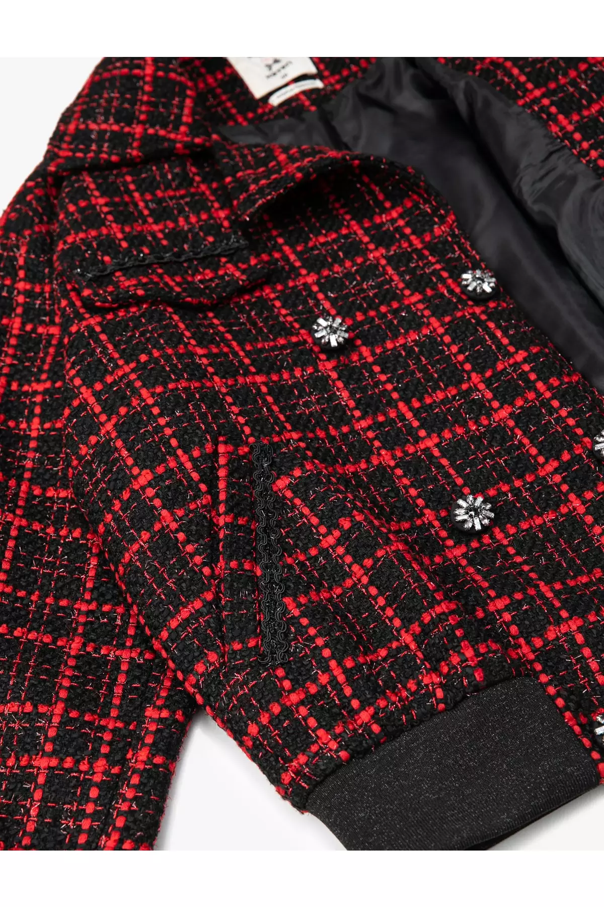 Pockets Bomber Tweed Jacket