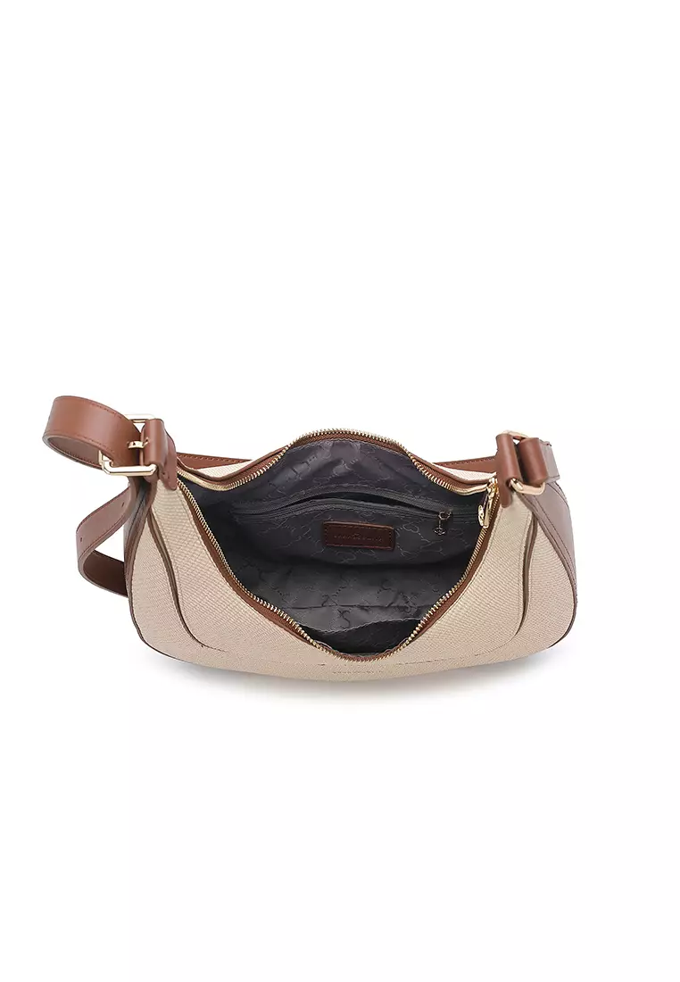 Women's Sling Bag / Crossbody Bag - Tan