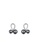 ZITIQUE black Women's Black Pearls Stud Earrings - Black 0CEE5AC898730BGS_1