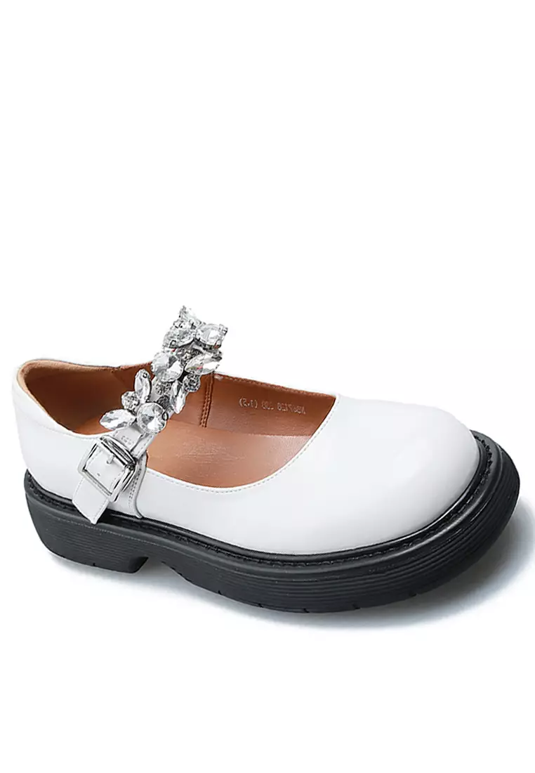 Discount on Twenty Eight Shoes  shoes - SKU: Rhinestones Strap Mary Jane Shoes YLT2883-1